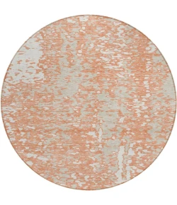 Addison Chantille ACN949-Coral 8 ft. X 8 ft. Round Rug