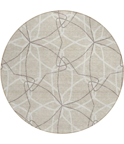 Addison Chantille ACN950-Beige 8 ft. X 8 ft. Round Rug
