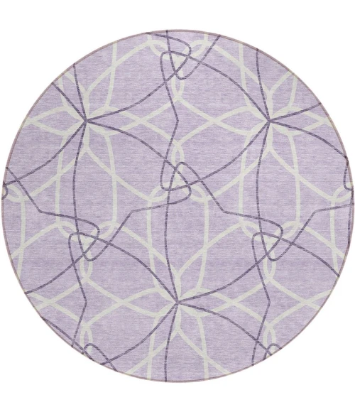 Addison Chantille ACN950-Lavender 8 ft. X 8 ft. Round Rug