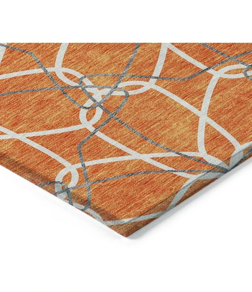 Addison Chantille ACN950-Orange 5 ft. X 7 ft. 6 in. Rectangle Rug