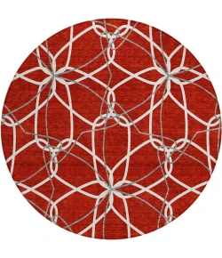 Addison Chantille ACN950-Red 8 ft. X 8 ft. Round Rug