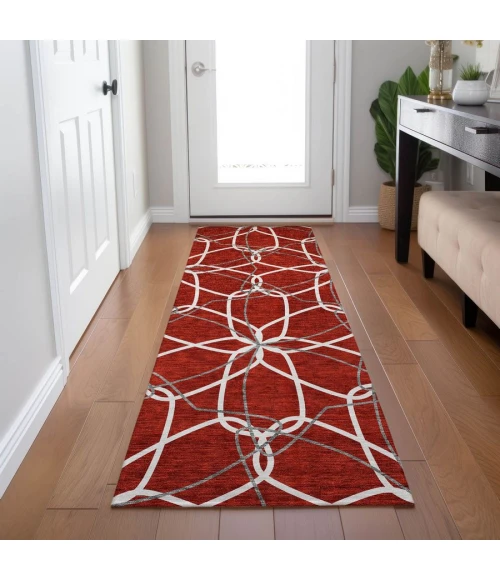 Addison Chantille ACN950-Red 2 ft. 3 in. X 7 ft. 6 in. Rectangle Rug