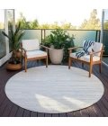 Addison Chantille ACN951-Silver 8 ft. X 8 ft. Round Rug