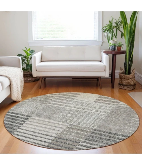 Addison Chantille ACN954-Beige 8 ft. X 8 ft. Round Rug