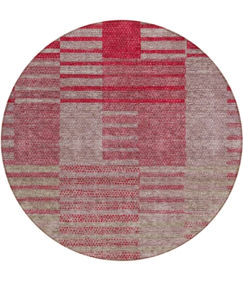 Addison Chantille ACN954-Garnet 8 ft. X 8 ft. Round Rug