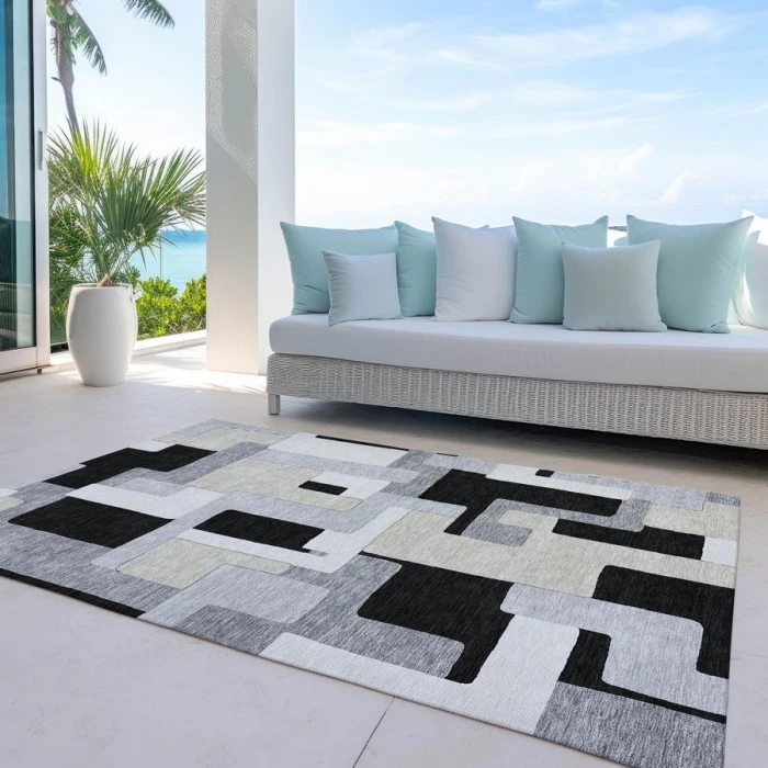 Addison Chantille ACN955-Black 10 ft. X 14 ft. Rectangle Rug