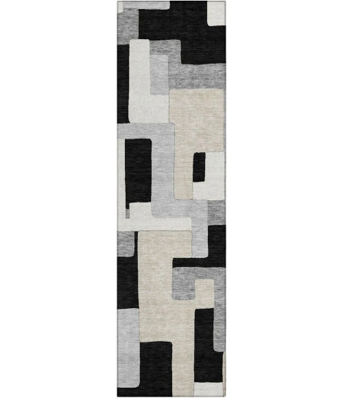 Addison Chantille ACN955-Black 2 ft. 3 in. X 7 ft. 6 in. Rectangle Rug