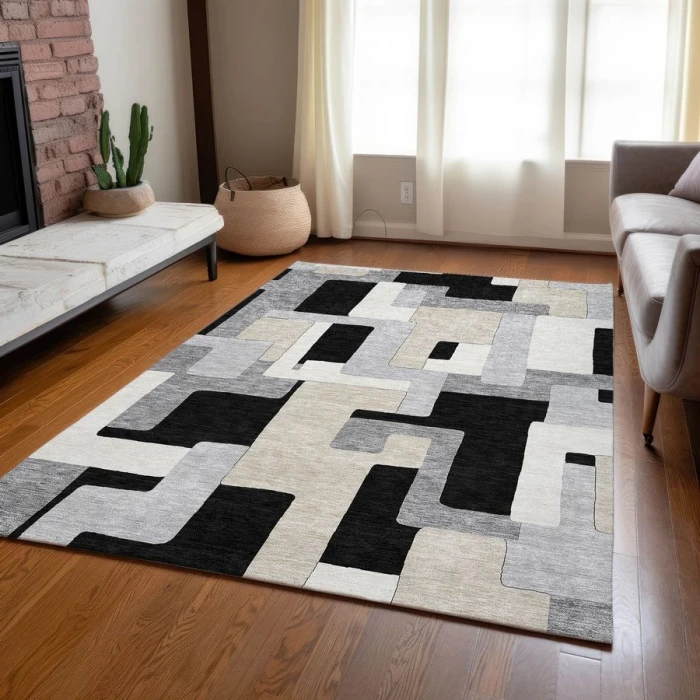 Addison Chantille ACN955-Black 10 ft. X 14 ft. Rectangle Rug