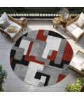 Addison Chantille ACN955-Gray 8 ft. X 8 ft. Round Rug