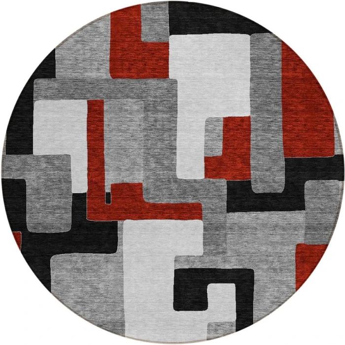 Addison Chantille ACN955-Gray 8 ft. X 8 ft. Round Rug