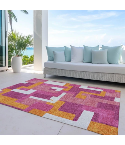 Addison Chantille ACN955-Pink 5 ft. X 7 ft. 6 in. Rectangle Rug