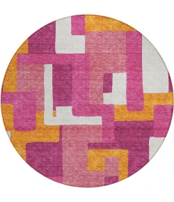 Addison Chantille ACN955-Pink 8 ft. X 8 ft. Round Rug