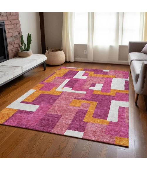 Addison Chantille ACN955-Pink 5 ft. X 7 ft. 6 in. Rectangle Rug