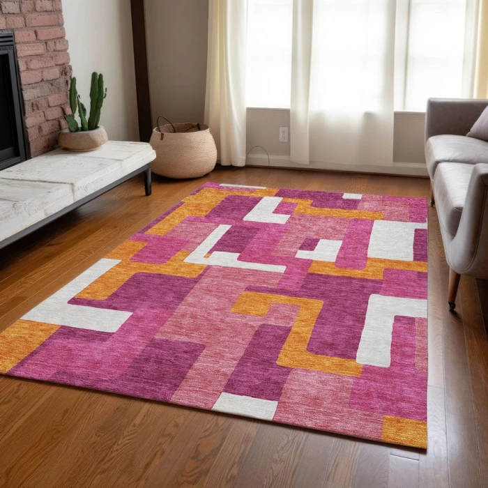 Addison Chantille ACN955-Pink 3 ft. X 5 ft. Rectangle Rug