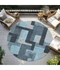 Addison Chantille ACN955-Sky 8 ft. X 8 ft. Round Rug