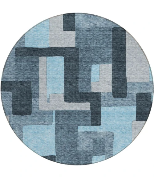 Addison Chantille ACN955-Sky 8 ft. X 8 ft. Round Rug