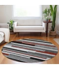 Addison Chantille ACN956-Gray 8 ft. X 8 ft. Round Rug