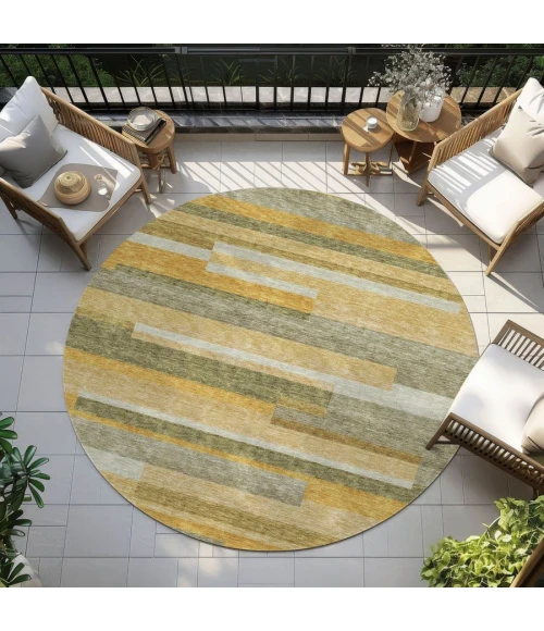 Addison Chantille ACN956-Honey 8 ft. X 8 ft. Round Rug