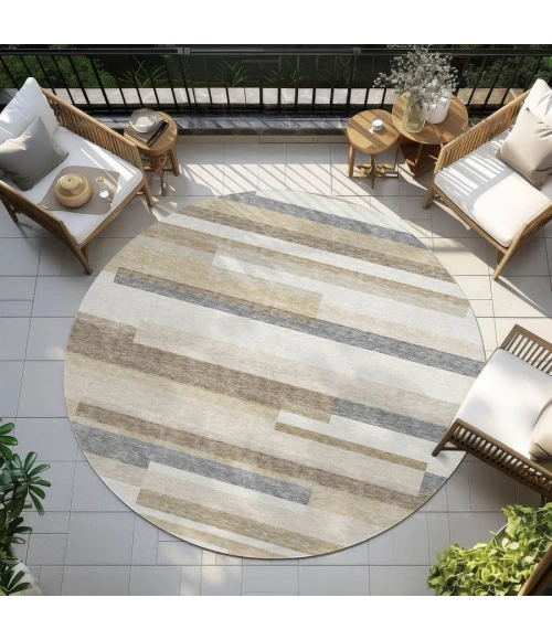 Addison Chantille ACN956-Ivory 8 ft. X 8 ft. Round Rug