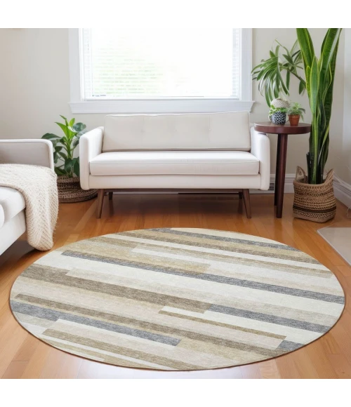 Addison Chantille ACN956-Ivory 8 ft. X 8 ft. Round Rug