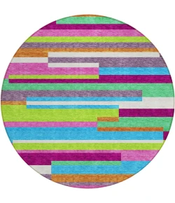 Addison Chantille ACN956-Lavender 8 ft. X 8 ft. Round Rug