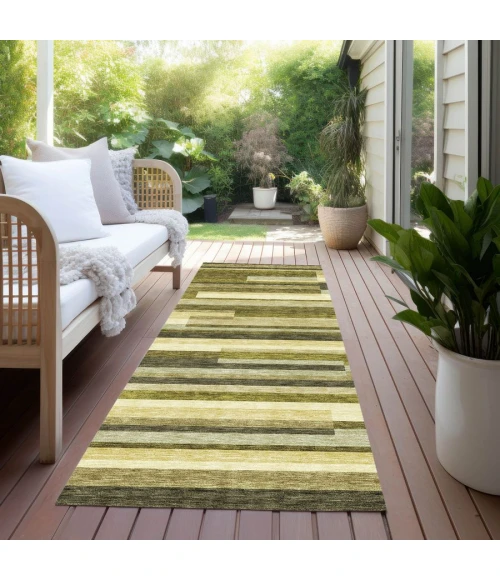 Addison Chantille ACN956-Olive 2 ft. 3 in. X 7 ft. 6 in. Rectangle Rug