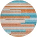 Addison Chantille ACN956-Orange 8 ft. X 8 ft. Round Rug