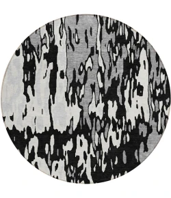Addison Chantille ACN957-Black 8 ft. X 8 ft. Round Rug