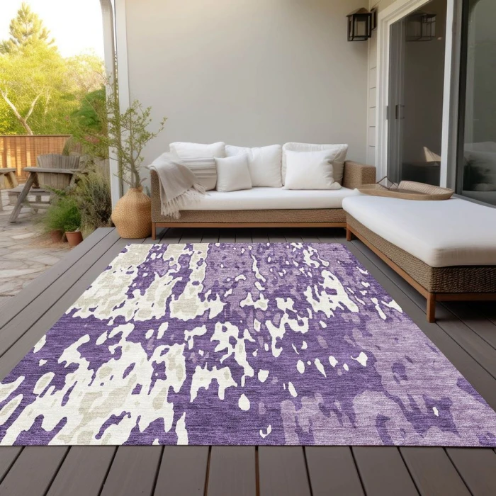 Addison Chantille ACN957-Purple 3 ft. X 5 ft. Rectangle Rug
