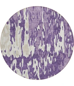 Addison Chantille ACN957-Purple 8 ft. X 8 ft. Round Rug