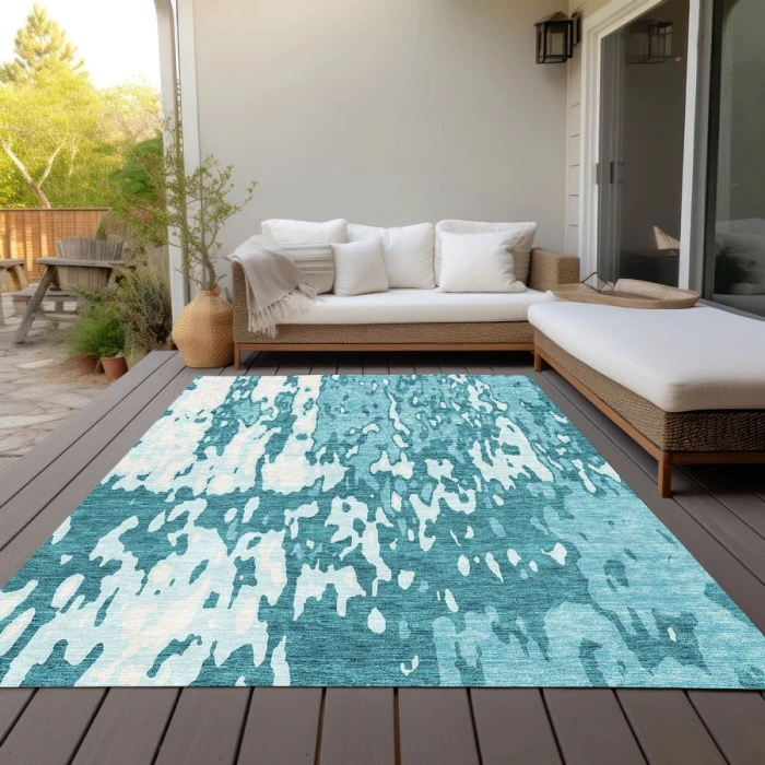 Addison Chantille ACN957-Teal 3 ft. X 5 ft. Rectangle Rug