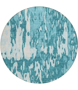 Addison Chantille ACN957-Teal 8 ft. X 8 ft. Round Rug