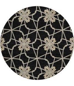 Addison Chantille ACN958-Black 8 ft. X 8 ft. Round Rug