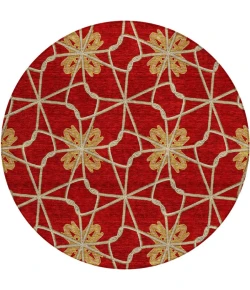 Addison Chantille ACN958-Paprika 8 ft. X 8 ft. Round Rug