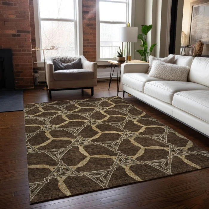 Addison Chantille ACN959-Brown 5 ft. X 7 ft. 6 in. Rectangle Rug