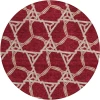 Addison Chantille ACN959-Burgundy 8 ft. X 8 ft. Round Rug