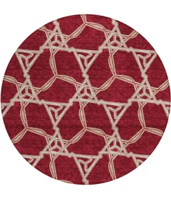 Addison Chantille ACN959-Burgundy 8 ft. X 8 ft. Round Rug