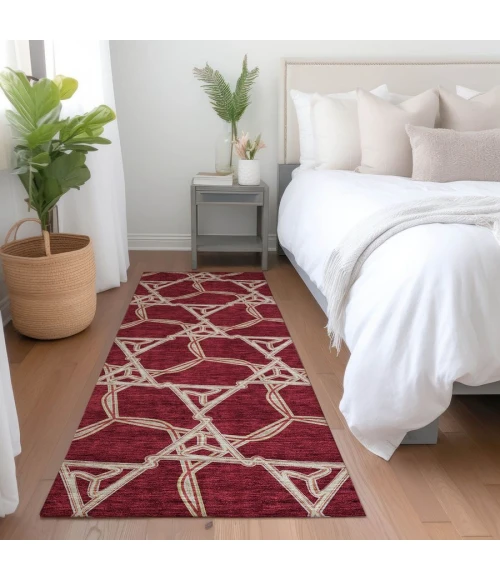 Addison Chantille ACN959-Burgundy 2 ft. 3 in. X 7 ft. 6 in. Rectangle Rug