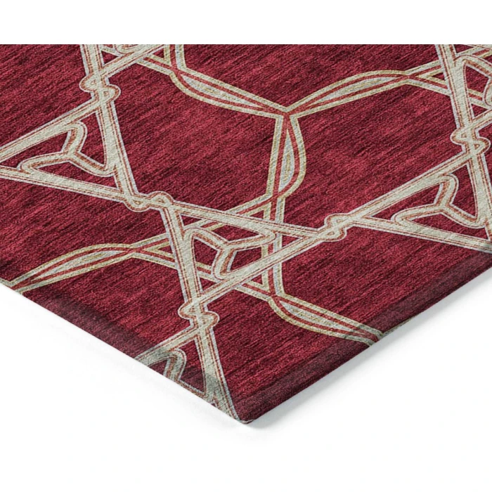 Addison Chantille ACN959-Burgundy 9 ft. X 12 ft. Rectangle Rug