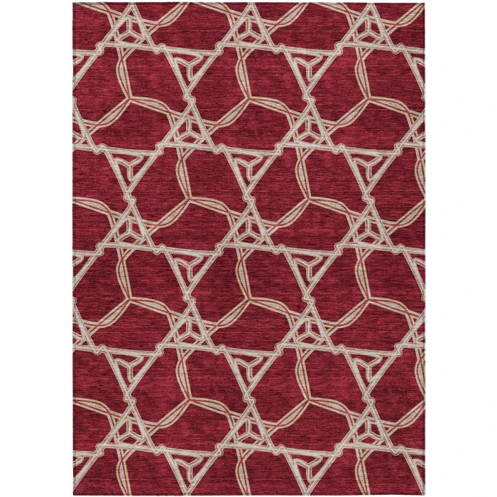 Addison Chantille ACN959-Burgundy 9 ft. X 12 ft. Rectangle Rug
