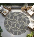 Addison Chantille ACN959-Charcoal 8 ft. X 8 ft. Round Rug