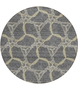 Addison Chantille ACN959-Charcoal 8 ft. X 8 ft. Round Rug