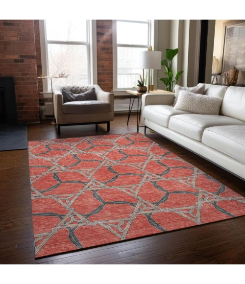 Addison Chantille ACN959-Coral 3 ft. X 5 ft. Rectangle Rug