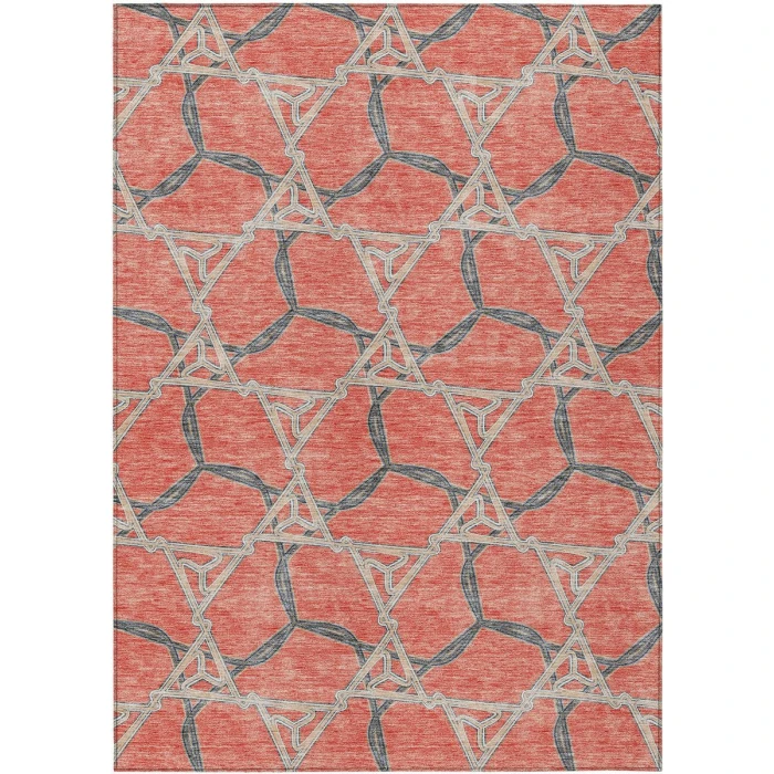 Addison Chantille ACN959-Coral 5 ft. X 7 ft. 6 in. Rectangle Rug