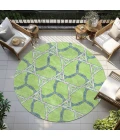 Addison Chantille ACN959-Lime 8 ft. X 8 ft. Round Rug
