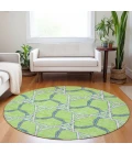 Addison Chantille ACN959-Lime 8 ft. X 8 ft. Round Rug