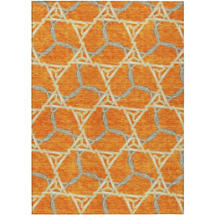 Addison Chantille ACN959-Orange 5 ft. X 7 ft. 6 in. Rectangle Rug