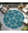 Addison Chantille ACN959-Teal 8 ft. X 8 ft. Round Rug