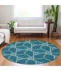 Addison Chantille ACN959-Teal 8 ft. X 8 ft. Round Rug
