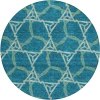 Addison Chantille ACN959-Teal 8 ft. X 8 ft. Round Rug
